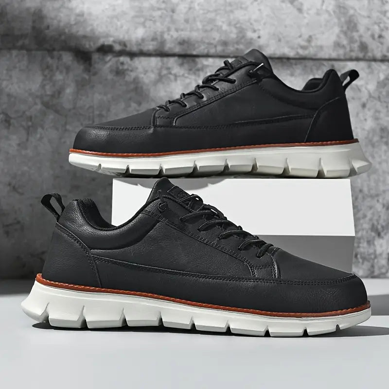 Maverick Leather Sneakers by Jobatua.com
