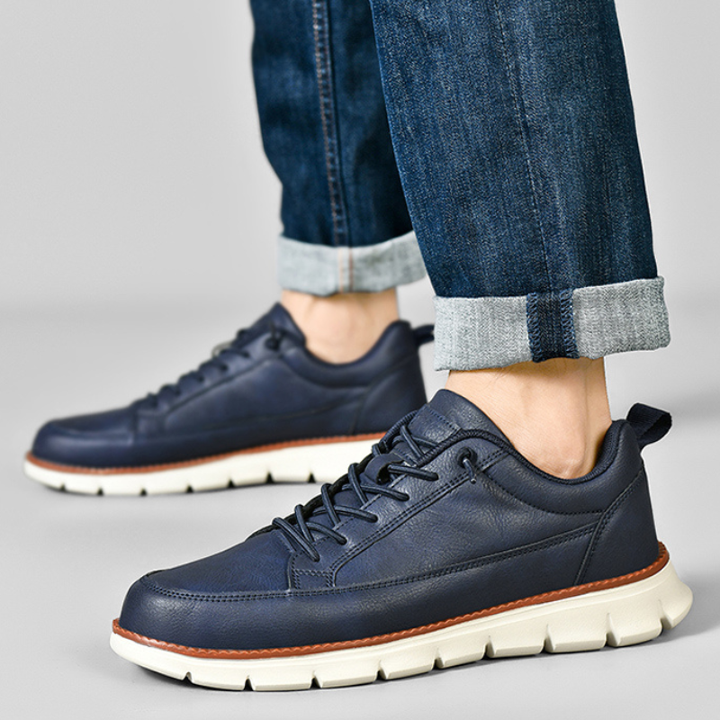 Maverick Leather Sneakers by Jobatua.com