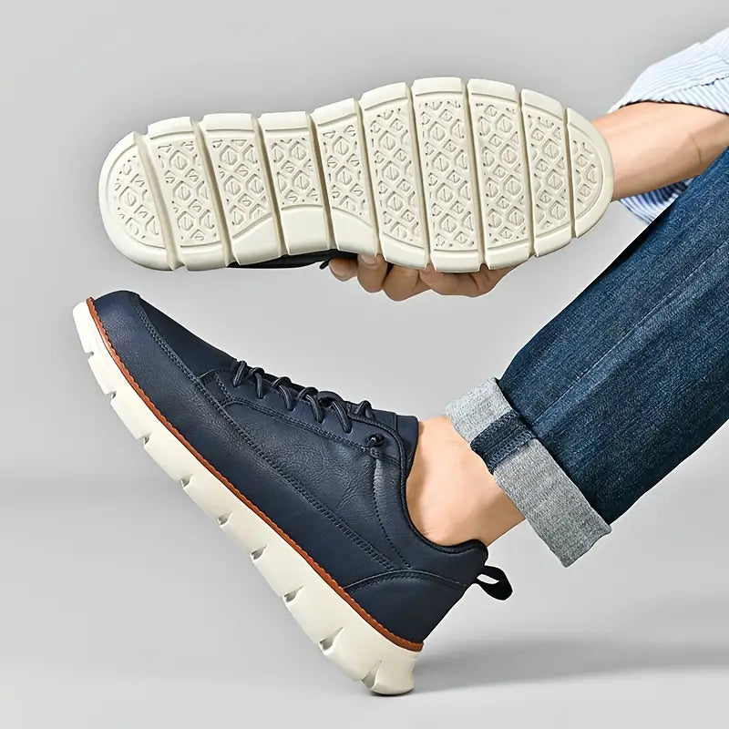 Maverick Leather Sneakers by Jobatua.com