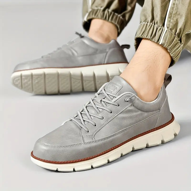 Maverick Leather Sneakers by Jobatua.com