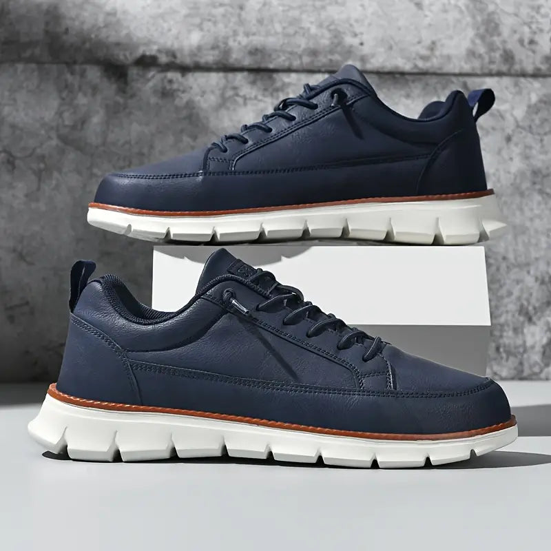 Maverick Leather Sneakers by Jobatua.com
