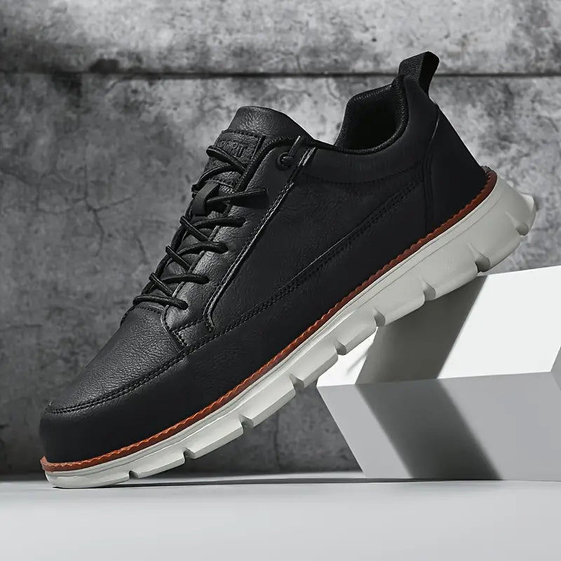 Maverick Leather Sneakers by Jobatua.com