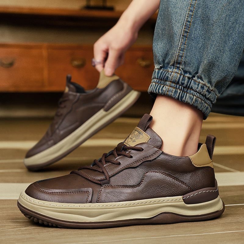 Noble Italiana Genuine Leather Sneakers by jobatua.com
