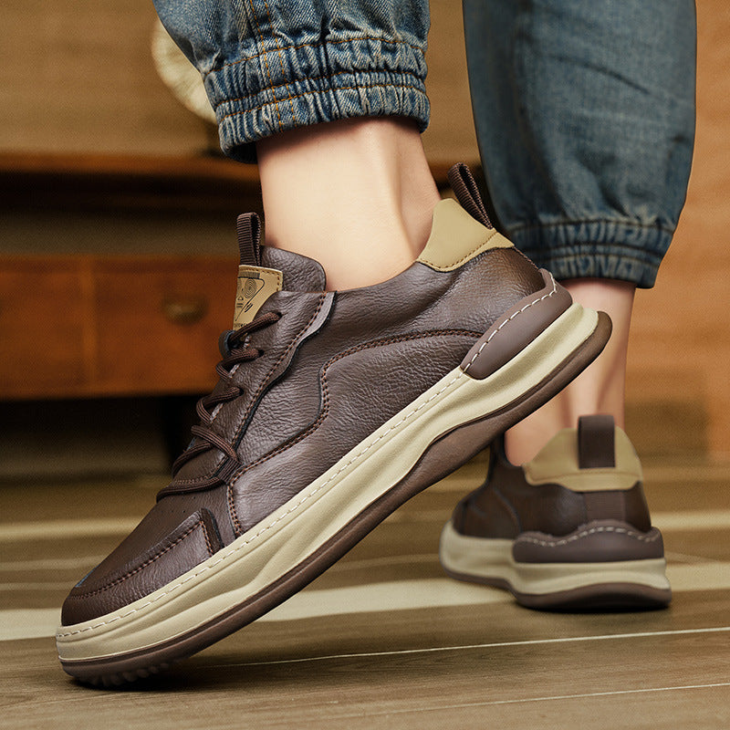Noble Italiana Genuine Leather Sneakers by jobatua.com