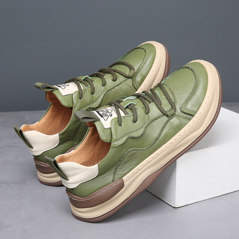Noble Italiana Genuine Leather Sneakers by jobatua.com