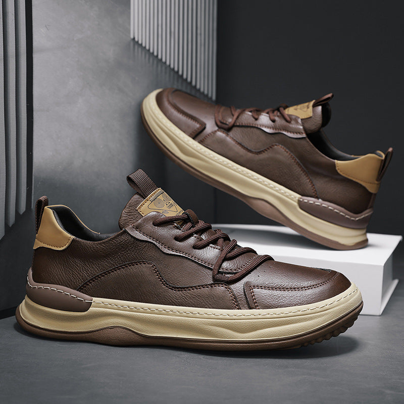Noble Italiana Genuine Leather Sneakers by jobatua.com