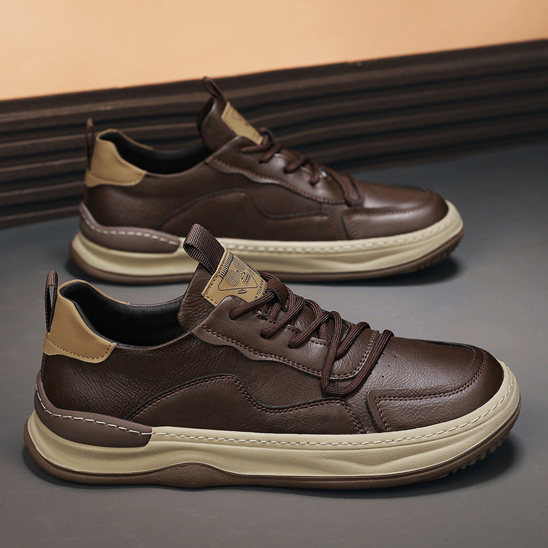 Noble Italiana Genuine Leather Sneakers by jobatua.com