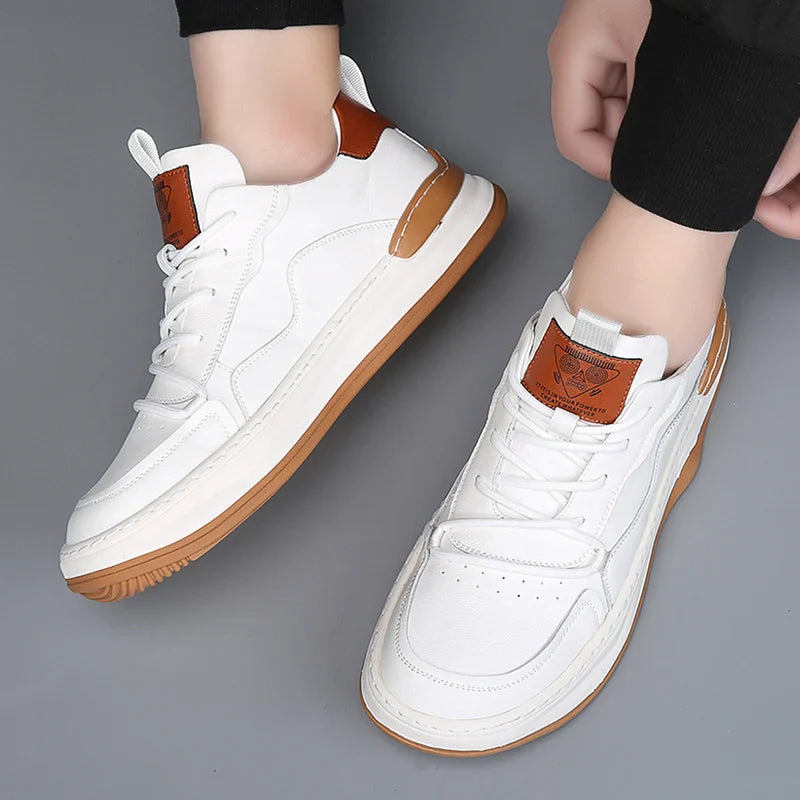 Noble Italiana Genuine Leather Sneakers by jobatua.com
