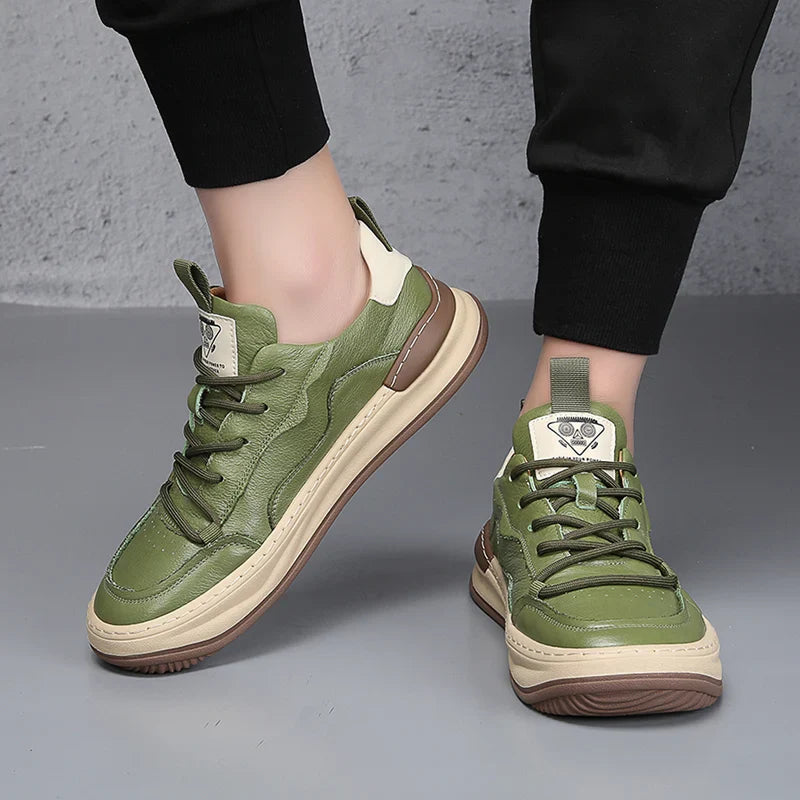 Noble Italiana Genuine Leather Sneakers by jobatua.com