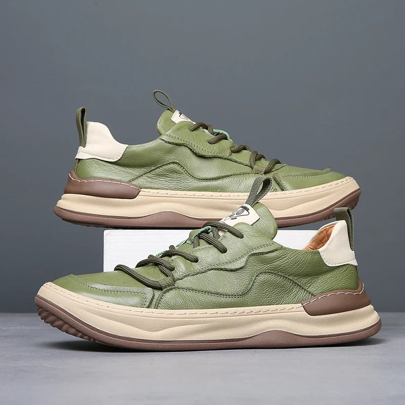 Noble Italiana Genuine Leather Sneakers by jobatua.com