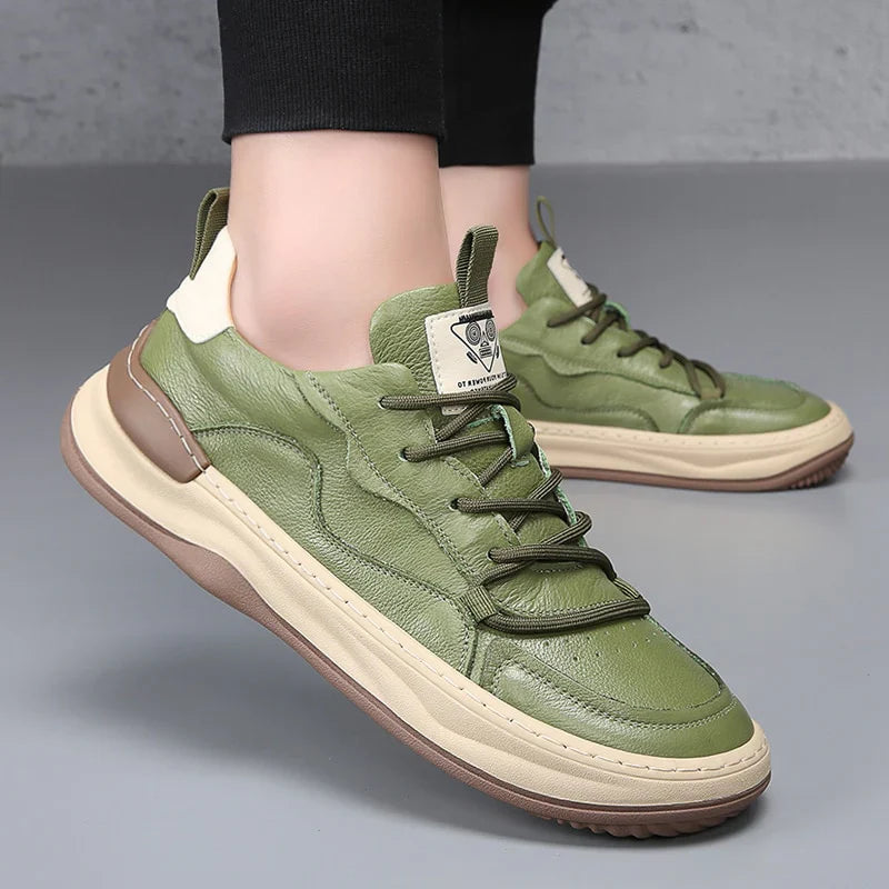Noble Italiana Genuine Leather Sneakers by jobatua.com