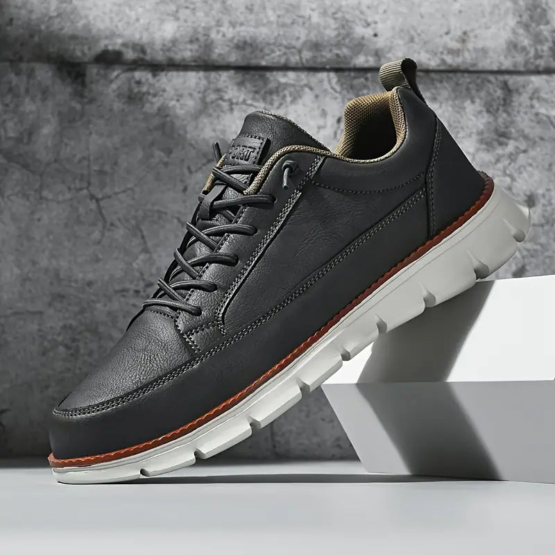 Maverick Leather Sneakers by Jobatua.com
