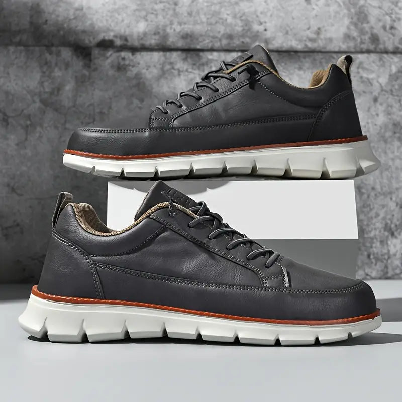 Maverick Leather Sneakers by Jobatua.com